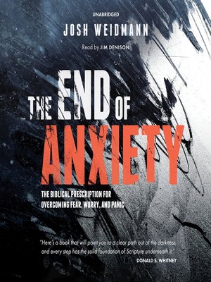 cover image of The End of Anxiety